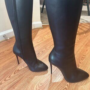 Christian Louboutin BLACK KATE BOTTA 100, Size 37
